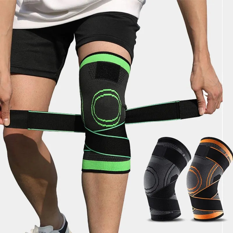 Knee Compressions Sleeve with Adjustable Straps